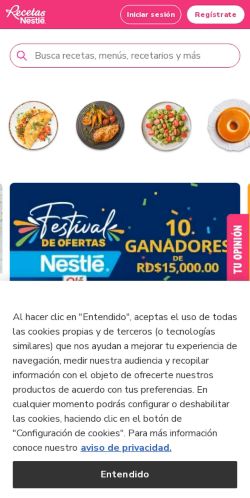 Recetas Nestlé « View Site - Directorio y Buscador Dominicano